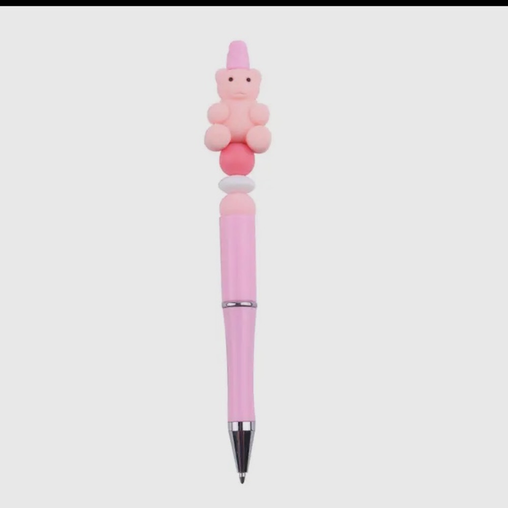 Silicone teddy pen